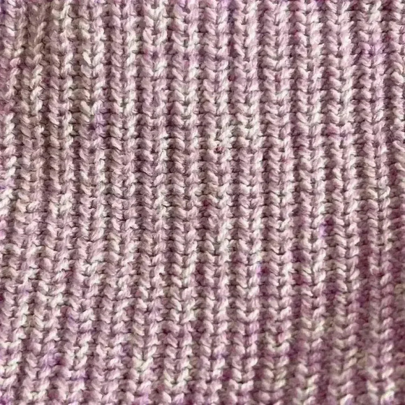 LOFT Purple Pink Heathered Knit Sweater Tank Top, L - Picture 9 of 10